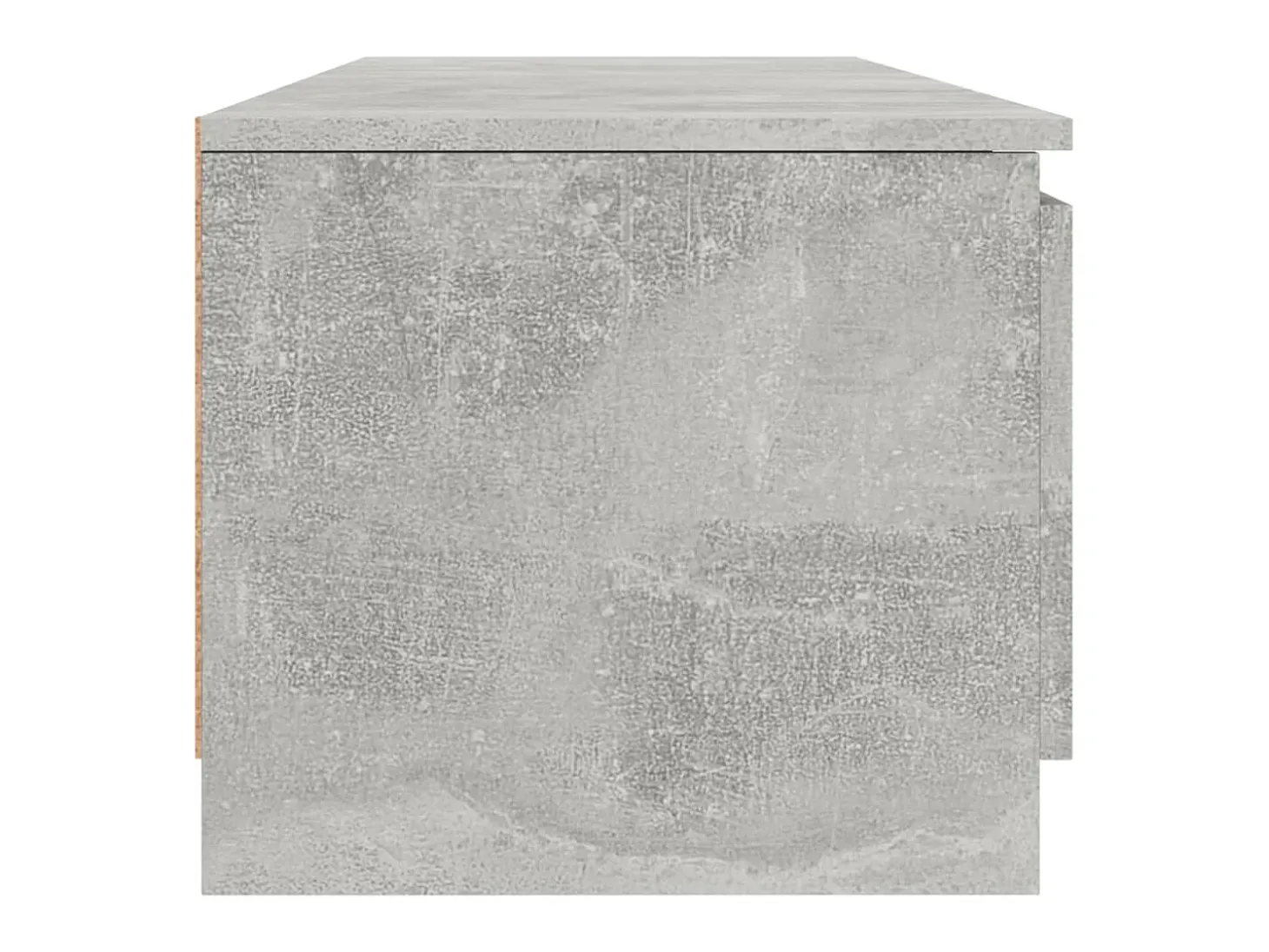 Mueble de TV madera contrachapada gris hormigón 140x40x35,5 cm ES21271