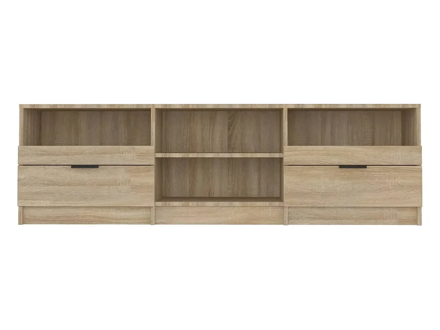 Mueble de TV madera contrachapada roble Sonoma 150x33,5x45 cm