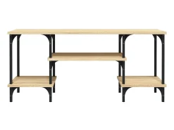 Mueble de TV madera contrachapada roble Sonoma 102x35x45,5 cm ES91561