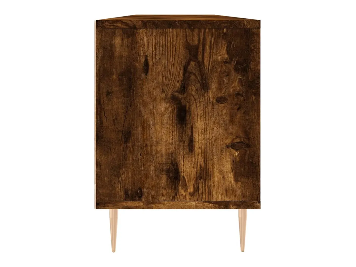 Mueble de TV madera contrachapada roble ahumado 150x30x44,5 cm