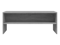 Mueble de TV madera contrachapada gris Sonoma 100x40x40 cm ES22571