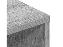 Mueble de TV madera contrachapada gris Sonoma 100x40x40 cm