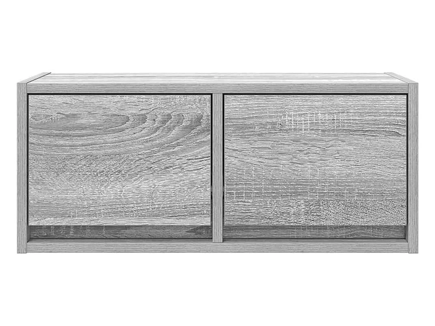 Mueble de TV madera contrachapada gris Sonoma 60x31x25,5 cm