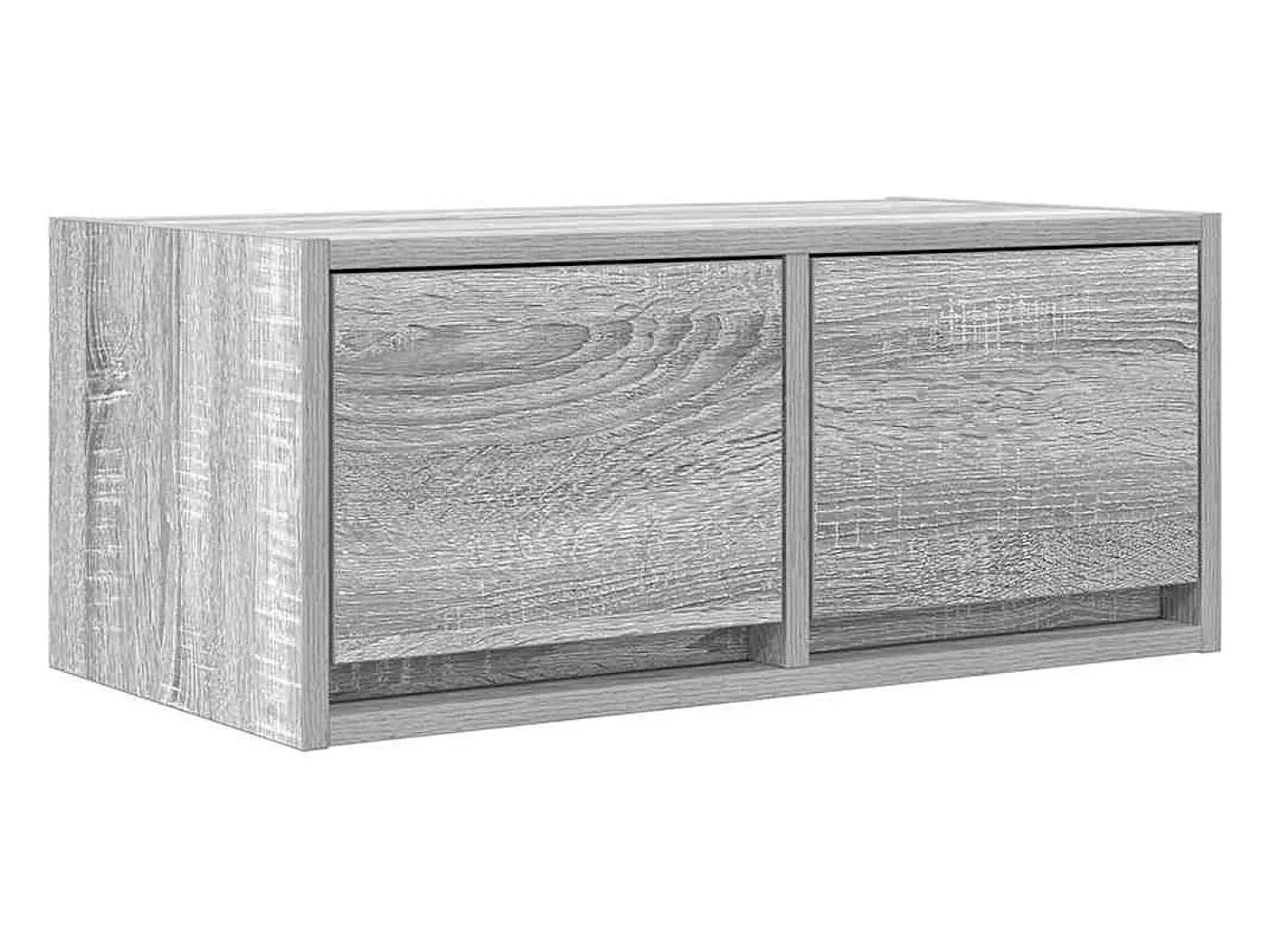 Mueble de TV madera contrachapada gris Sonoma 60x31x25,5 cm