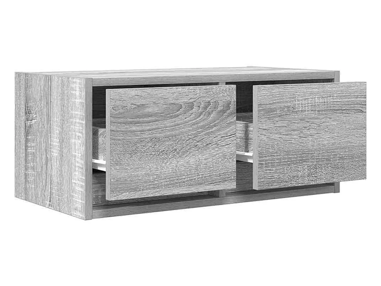 Mueble de TV madera contrachapada gris Sonoma 60x31x25,5 cm