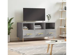 Mueble de TV madera de ingeniería gris Sonoma 102x36x50 cm