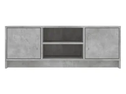 Mueble de TV madera de ingeniería gris hormigón 102x30x37,5 cm