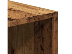 Mueble de TV madera de ingeniería envejecida 130x35x50 cm