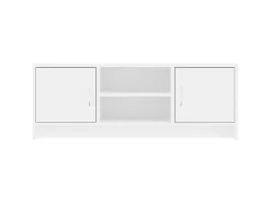Mueble de TV madera de ingeniería blanco 102x30x37,5 cm ES41677