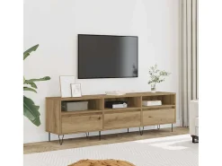 Mueble de TV madera de ingeniería roble artisan 150x30x44,5 cm