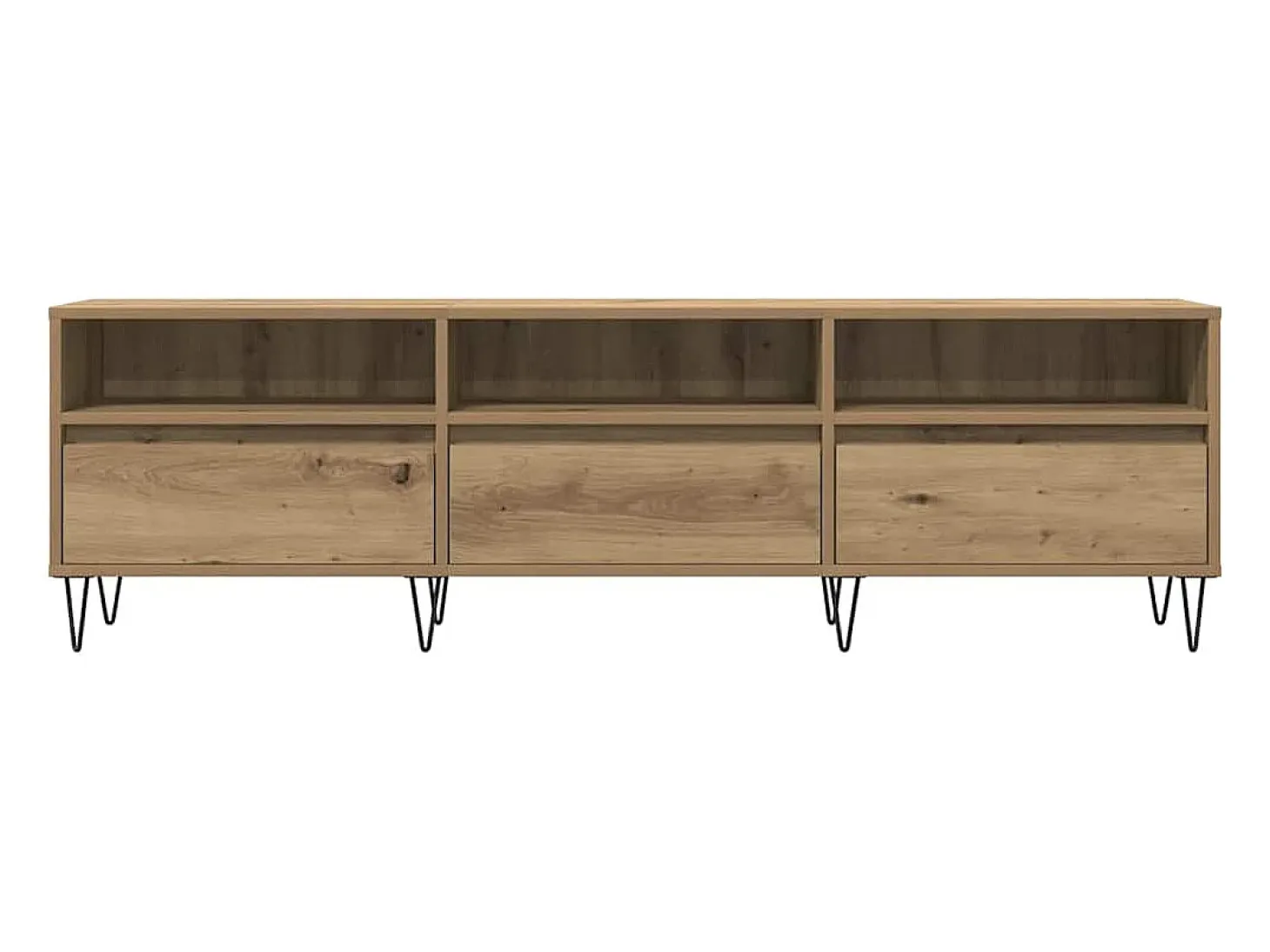 Mueble de TV madera de ingeniería roble artisan 150x30x44,5 cm