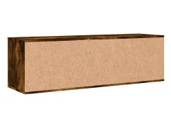 Mueble de TV madera de ingeniería roble ahumado 120x34x37 cm