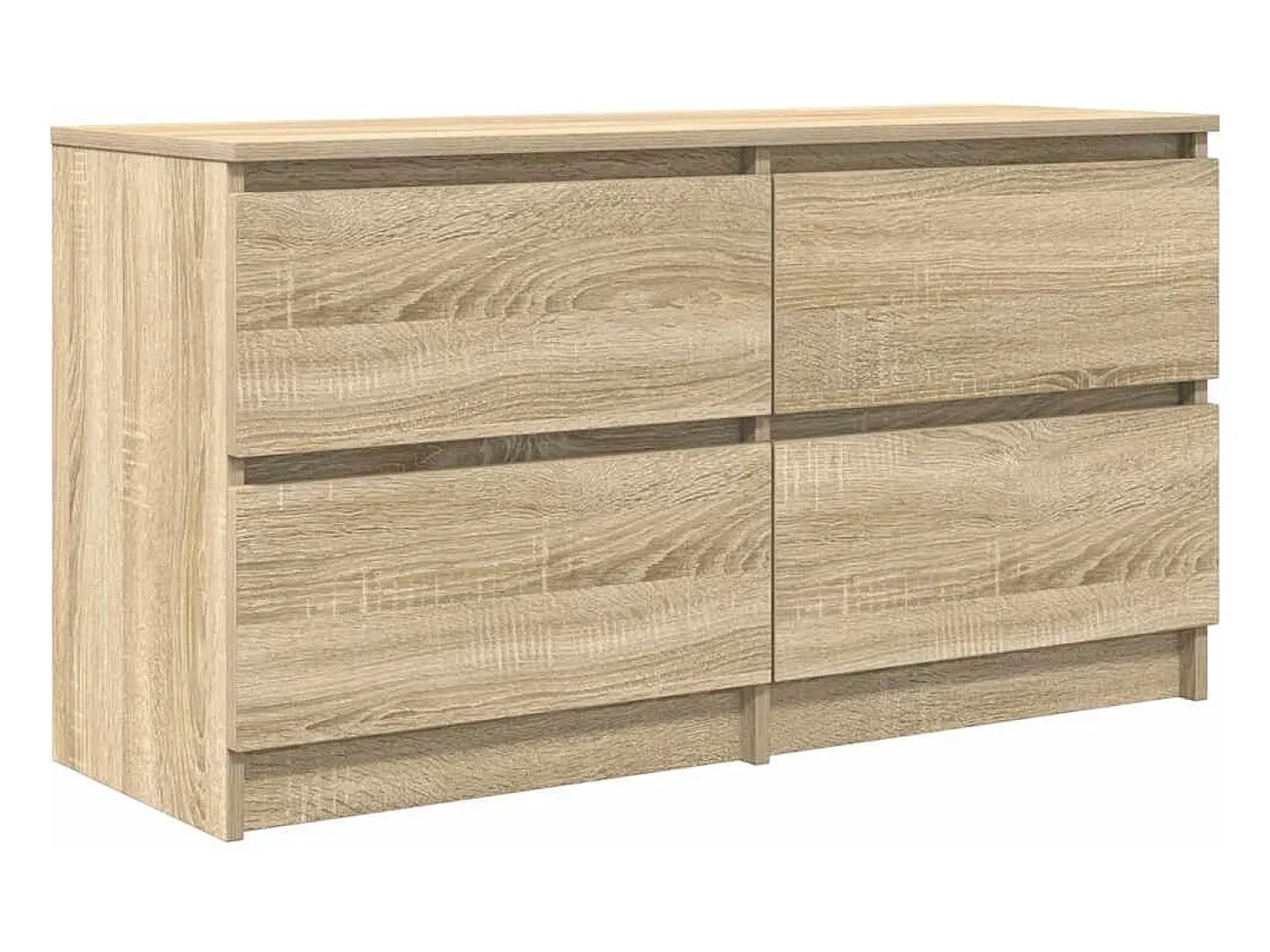 Mueble de TV madera de ingeniería roble Sonoma 100x35x54 cm