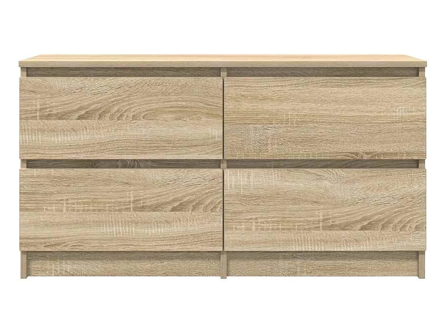 Mueble de TV madera de ingeniería roble Sonoma 100x35x54 cm