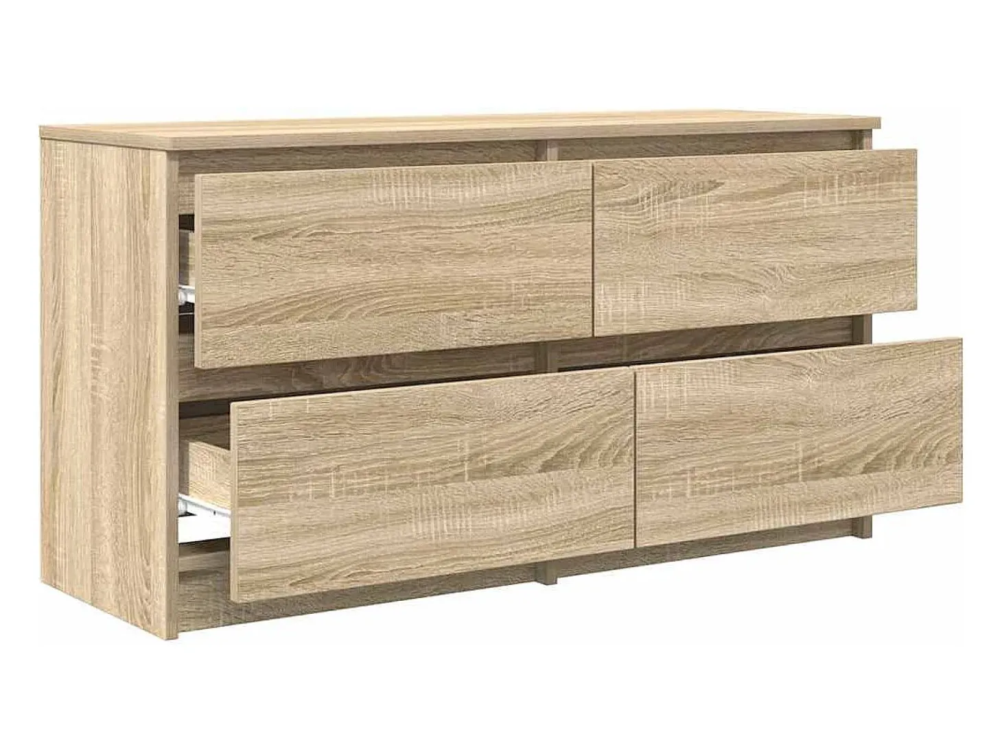 Mueble de TV madera de ingeniería roble Sonoma 100x35x54 cm