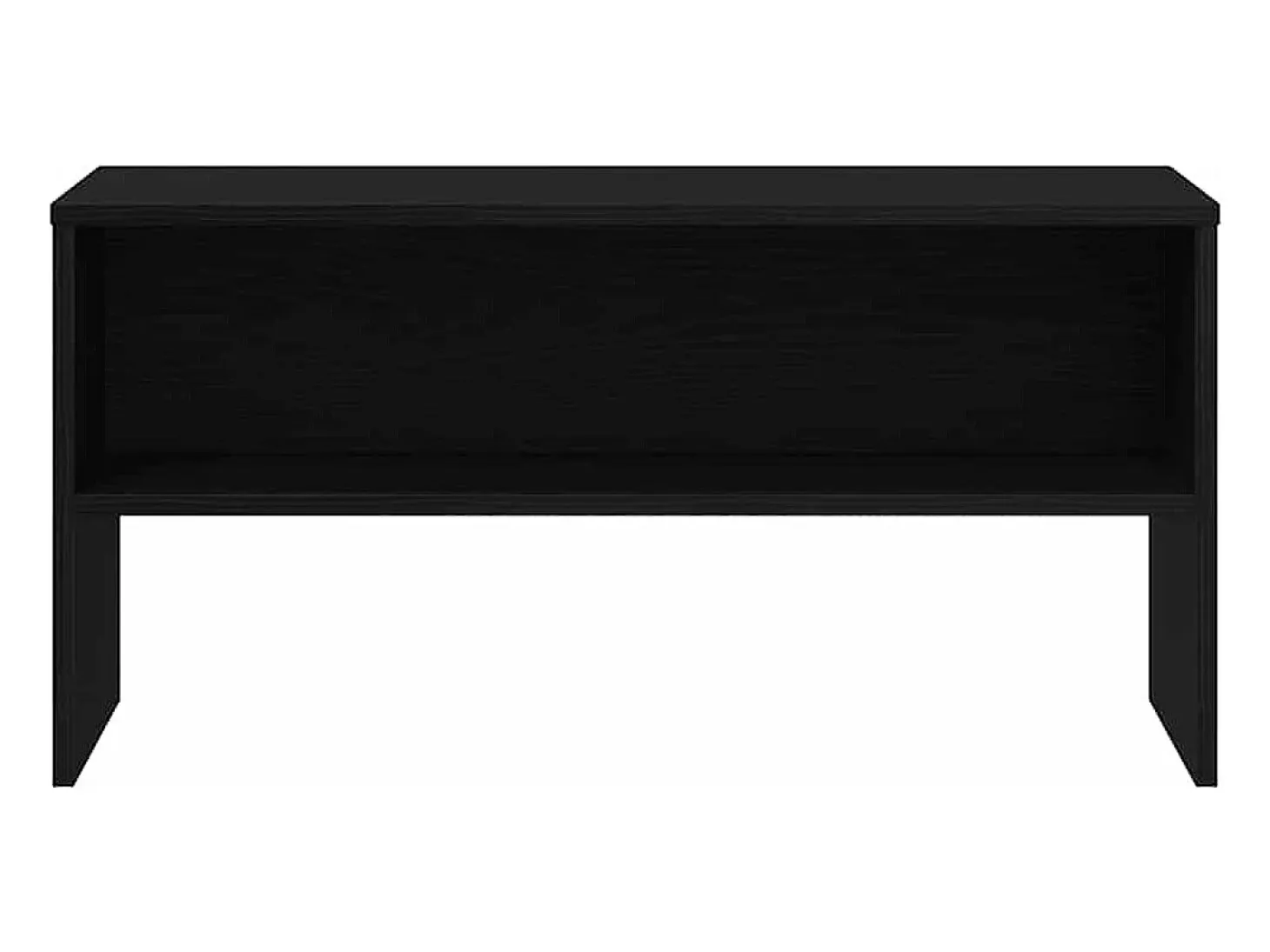 Mueble de TV madera de ingeniería roble negro 80x40x40 cm