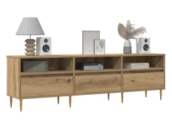 Mueble de TV madera de ingeniería roble artisan 150x30x44,5 cm