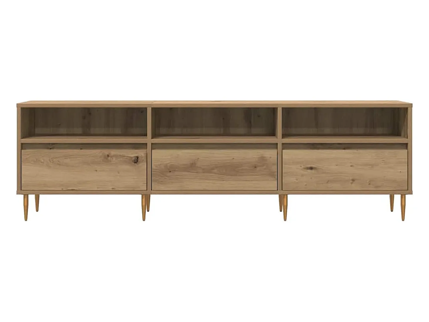 Mueble de TV madera de ingeniería roble artisan 150x30x44,5 cm