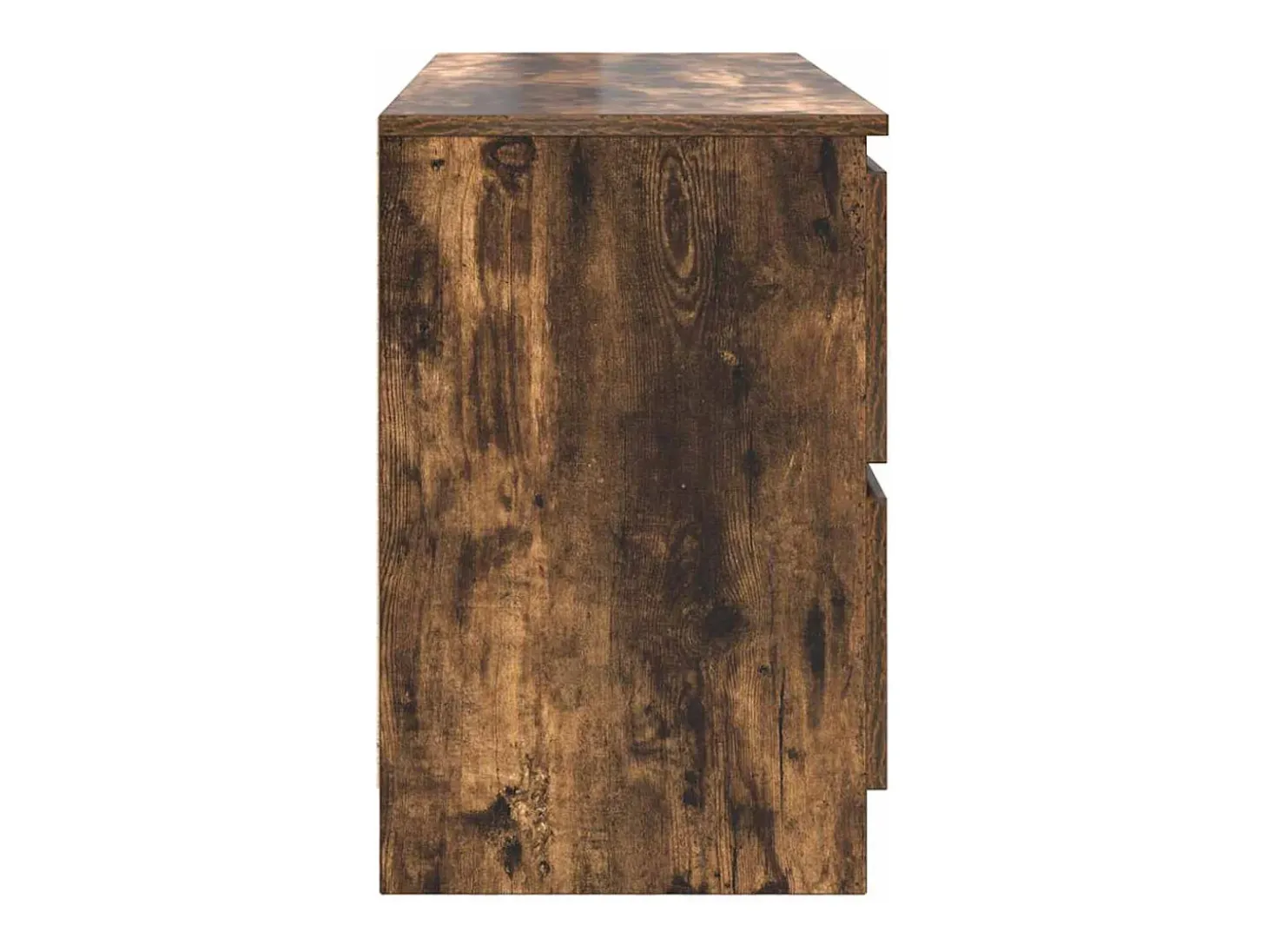 Mueble de TV madera de ingeniería roble ahumado 100x35x54 cm