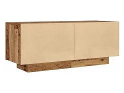 Mueble de TV madera de ingeniería envejecida 100x35x40 cm