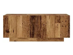 Mueble de TV madera de ingeniería envejecida 100x35x40 cm