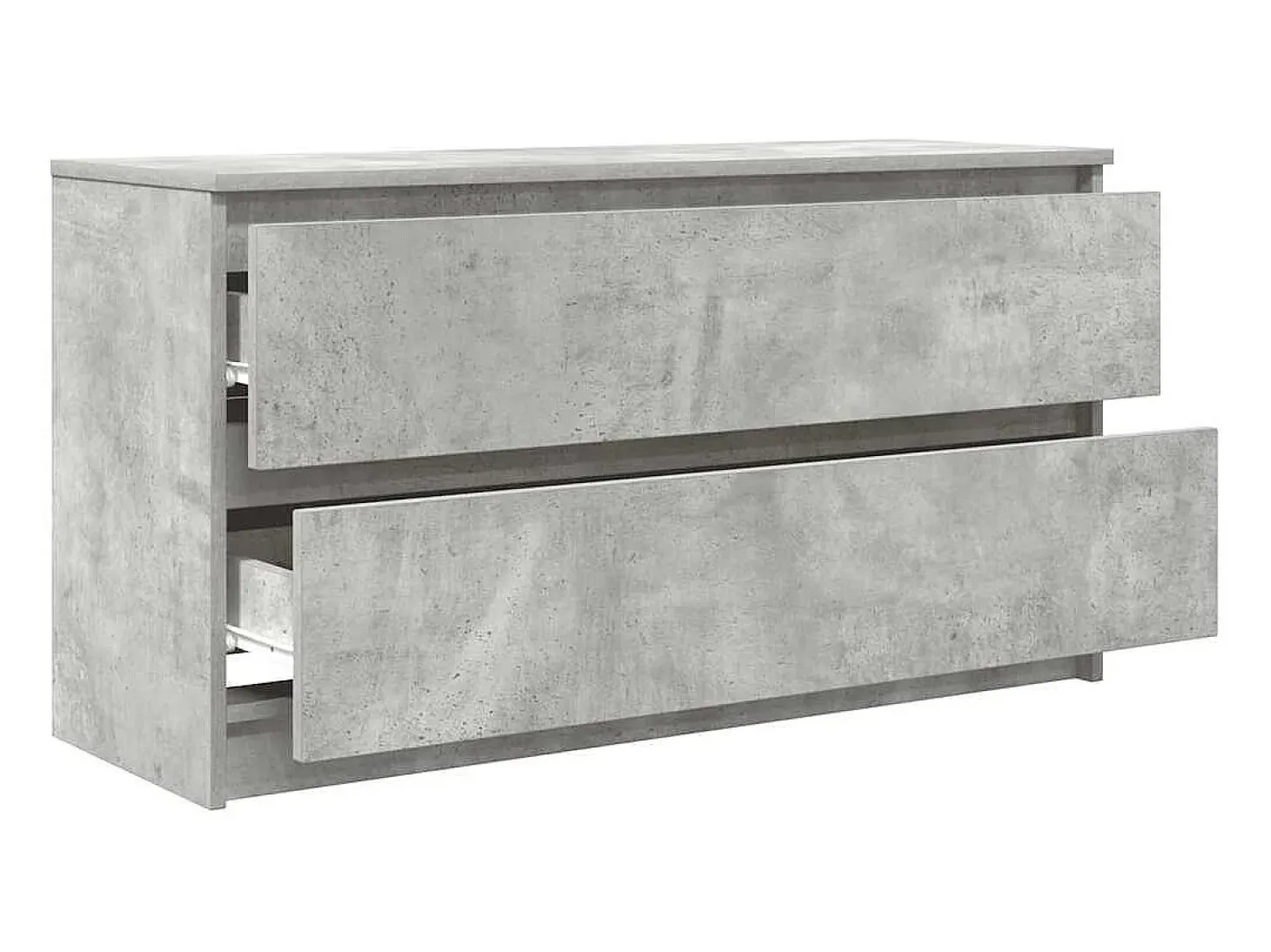 Mueble de TV madera de ingeniería gris hormigón 100x35x54 cm