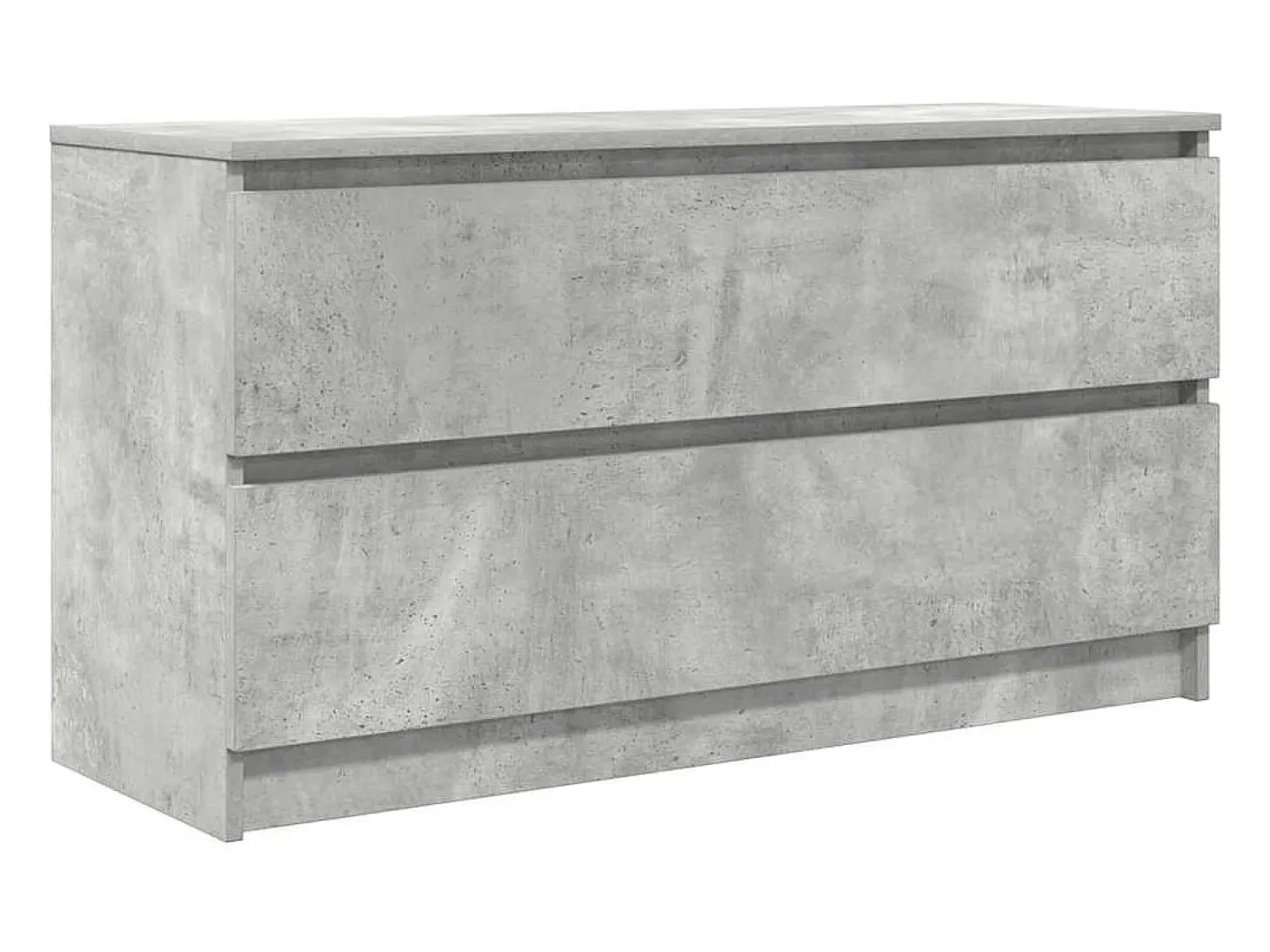 Mueble de TV madera de ingeniería gris hormigón 100x35x54 cm