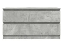 Mueble de TV madera de ingeniería gris hormigón 100x35x54 cm