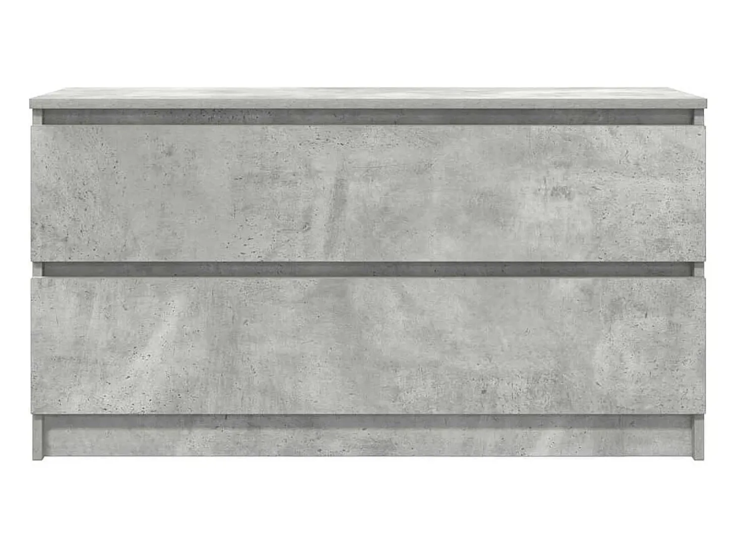 Mueble de TV madera de ingeniería gris hormigón 100x35x54 cm