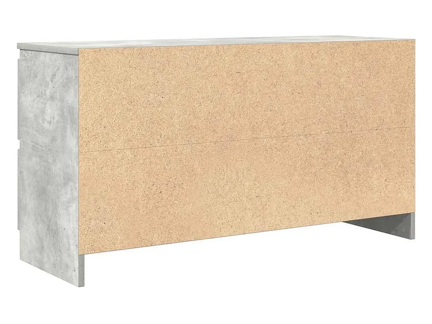 Mueble de TV madera de ingeniería gris hormigón 100x35x54 cm