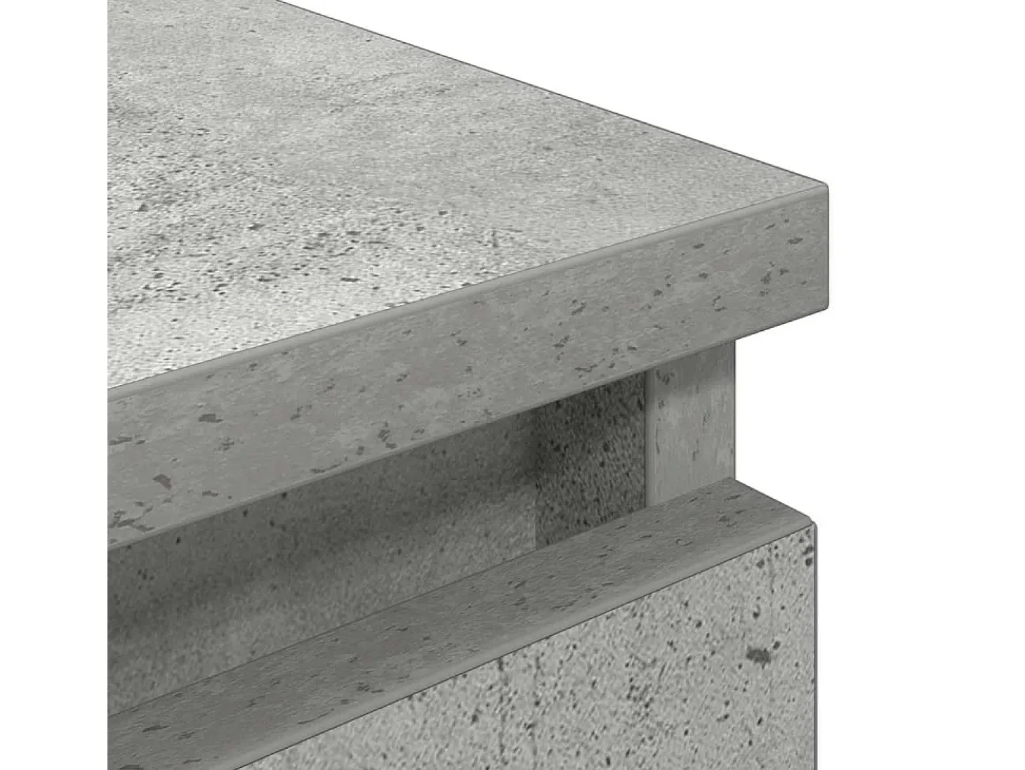 Mueble de TV madera de ingeniería gris hormigón 100x35x54 cm