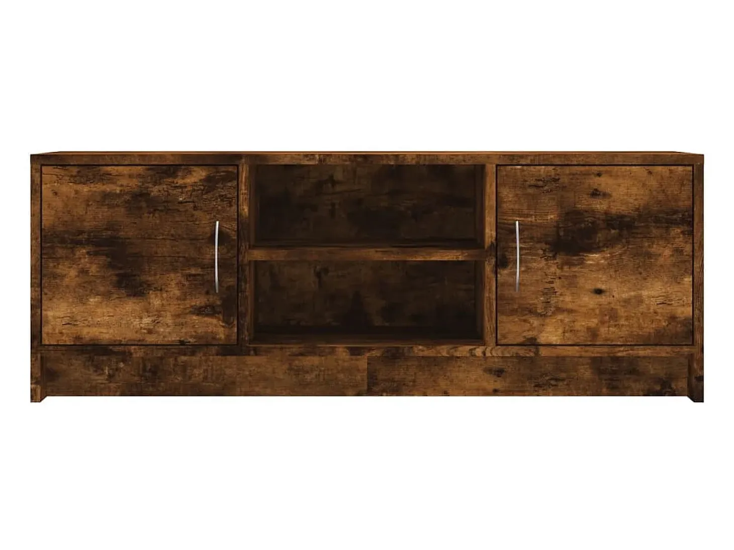 Mueble de TV madera de ingeniería roble ahumado 102x30x37,5 cm