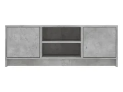 Mueble de TV madera de ingeniería gris hormigón 102x30x37,5 cm ES23234