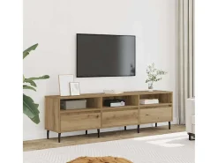Mueble de TV madera de ingeniería roble artisan 150x30x44,5 cm