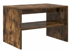 Mueble de TV madera de ingeniería roble ahumado 60x40x40 cm