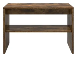 Mueble de TV madera de ingeniería roble ahumado 60x40x40 cm