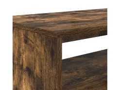 Mueble de TV madera de ingeniería roble ahumado 60x40x40 cm