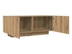 Mueble de TV madera de ingeniería roble artisan 100x35x40 cm