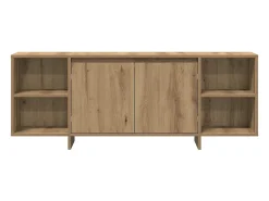 Mueble de TV madera de ingeniería roble artisan 130x35x50 cm