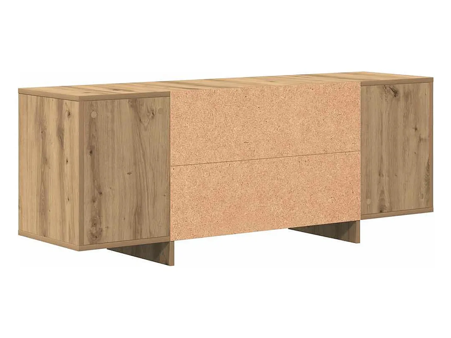 Mueble de TV madera de ingeniería roble artisan 130x35x50 cm