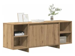 Mueble de TV madera de ingeniería roble artisan 130x35x50 cm