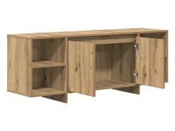 Mueble de TV madera de ingeniería roble artisan 130x35x50 cm