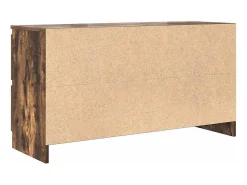 Mueble de TV madera de ingeniería roble ahumado 100x35x54 cm