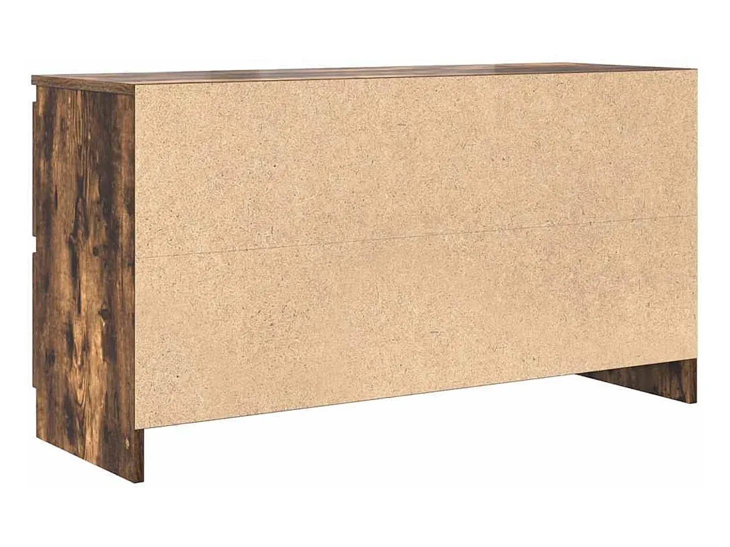 Mueble de TV madera de ingeniería roble ahumado 100x35x54 cm