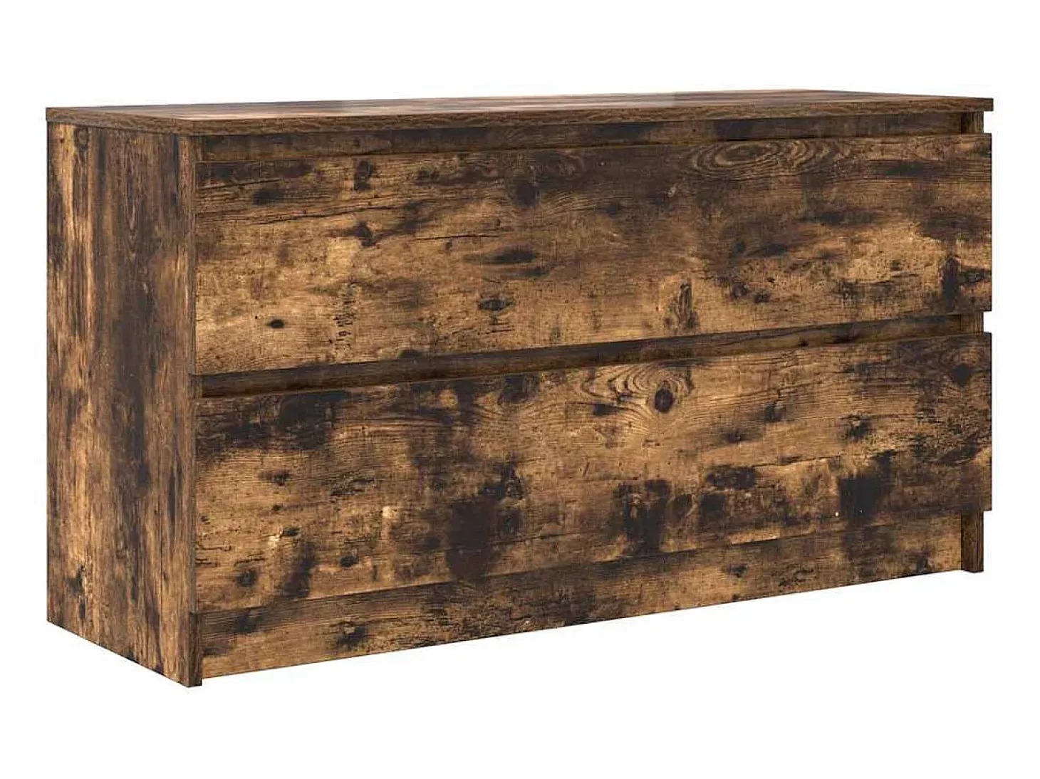 Mueble de TV madera de ingeniería roble ahumado 100x35x54 cm