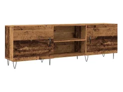 Mueble de TV madera de ingeniería envejecida 150x30x50 cm