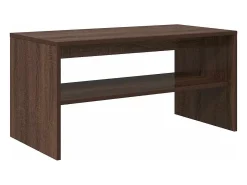 Mueble de TV madera de ingeniería marrón roble 80x40x40 cm