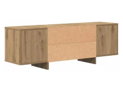 Mueble de TV madera de ingeniería roble artisan 120x30x40,5 cm