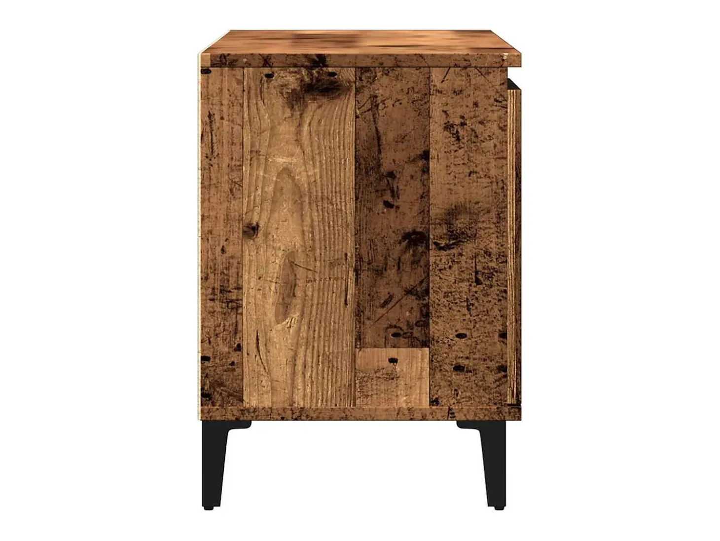 Mueble de TV madera ingeniería madera envejecida 102x35x50 cm