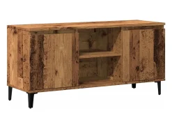Mueble de TV madera ingeniería madera envejecida 102x35x50 cm